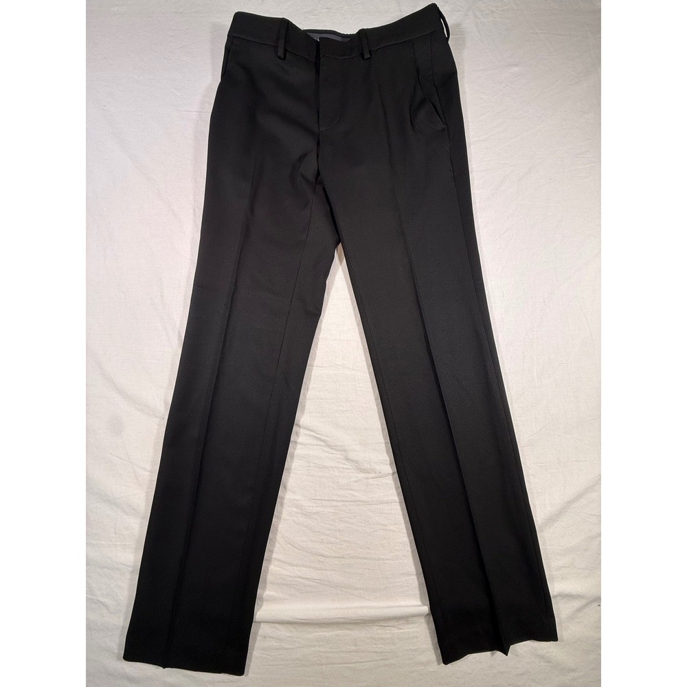 Haggar H26 Performance Suit Pants Men 30x32 Black NEW Ultra Slim Flex Series